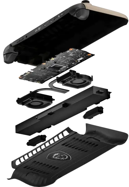 Портативна ігрова приставка MSI Claw 8 AI+ Intel Core Ultra 7 / 8" / Full HD+ / 120Hz (A2VM-015)