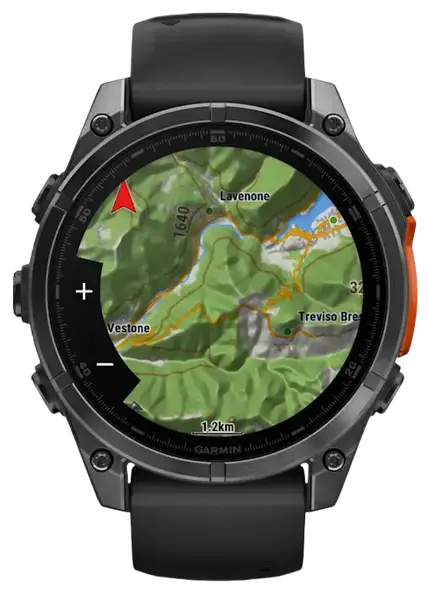 Спортивные часы Garmin Fenix 8 47mm AMOLED Slate Gray with Black Silicone Band (010-02904-00)
