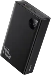 Зовнішній акумулятор (павербанк) Baseus Adaman Metal Digital Display 24000mAh 140W Black (P10021508113-00;P10021507112-02)