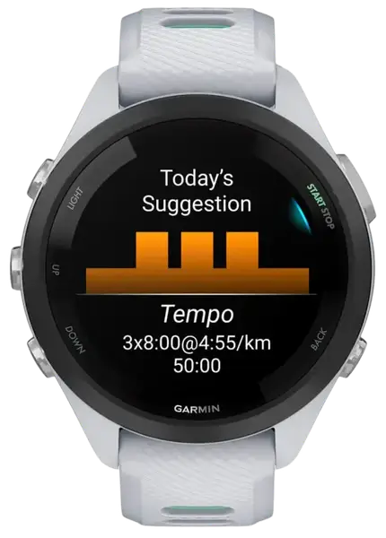 Смарт-годинник Garmin Forerunner 265S Black Bezel w. Whitestone Case and Whitestone/Neo Tropic S. Band (010-02810-04/14)