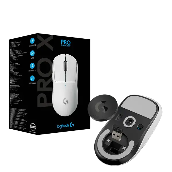 Logitech G Pro X Superlight Wireless White (910-005942)