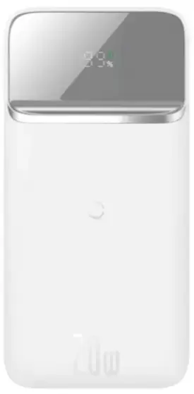 Зовнішній акумулятор (Power Bank) Baseus Magnetic 10000mAh 20W white (PPMT-02)