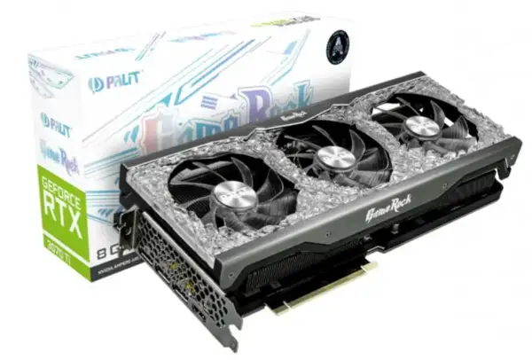 Відеокарта Palit GeForce RTX 3070 Ti GameRock (NED307T019P2-1047G)