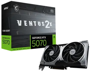 Відеокарта MSI GeForce RTX 5070 12G VENTUS 2X OC