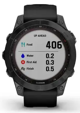 Смарт-годинник Garmin Fenix 7 Sapphire Solar Black DLC Titanium with Black Band (010-02540-34/35)