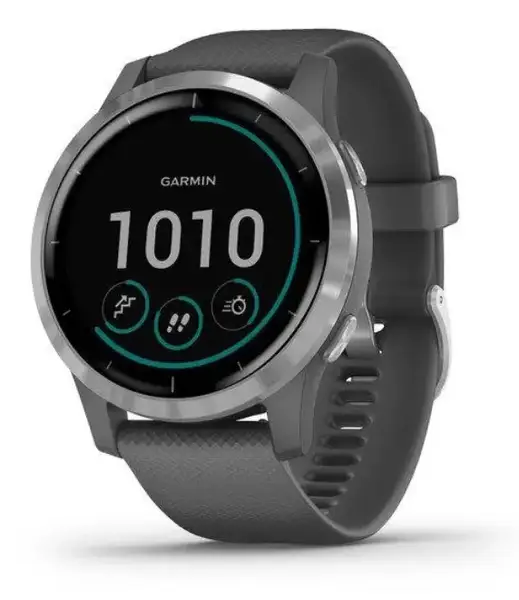 Смарт-годинник Garmin vivoactive 4 Shadow Gray/Silver (010-02174-03/010-02174-01)