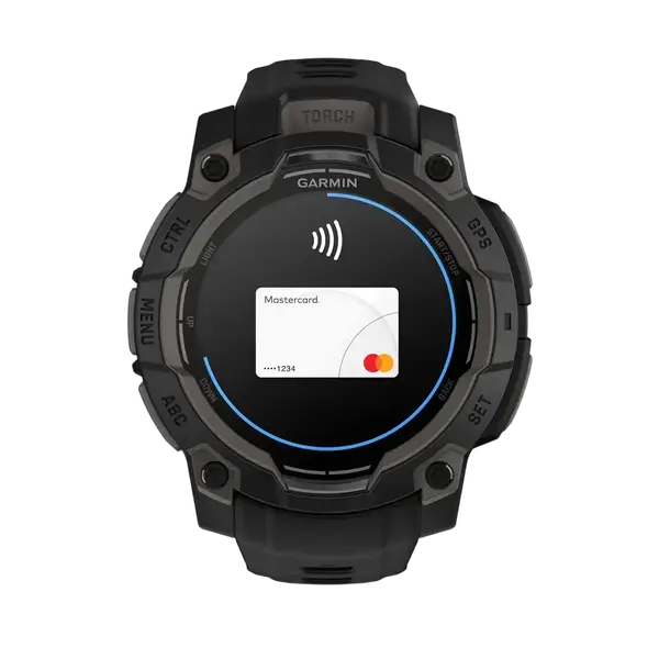 Смарт-годинник Garmin Instinct 3 45mm AMOLED Black with Black Band (010-02936-00)