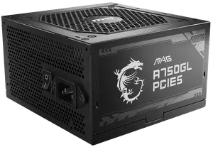 Блок живлення MSI MAG A750GL PCIE5 Блок живлення MSI MAG A750GL PCIE5