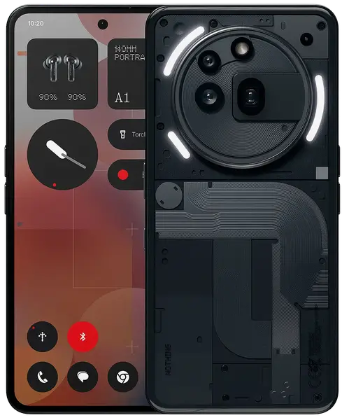 Смартфон Nothing Phone (3a) Pro 5G 12/256GB Black 120Hz (A10400166)