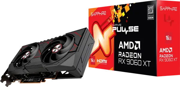 Відеокарта Sapphire Radeon RX 9060 XT Pulse OC 16GB GDDR6 (11350-03-20G)
