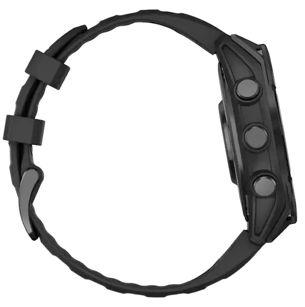 Спортивные часы Garmin Fenix 8 47mm AMOLED Slate Gray with Black Silicone Band (010-02904-00)