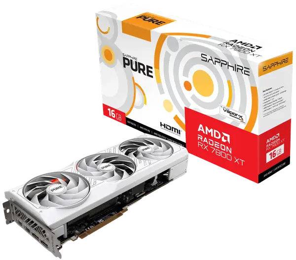 Відеокарта Sapphire Radeon RX 7800 XT 16GB PURE (11330-03)
