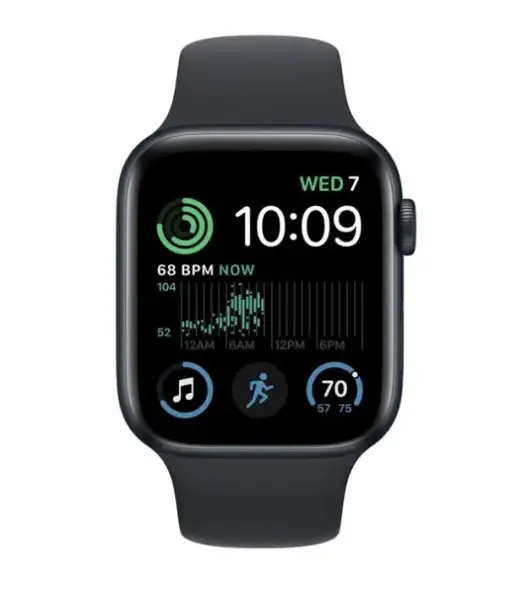 Смарт-годинник Apple Watch SE 2 44/Midnight Aluminum/Midnight Sport GPS (MNK03)