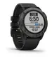 Смарт-годинник Garmin Fenix 6X Pro Solar Titanium Carbon Grey DLC with Black Band (010-02157-21)
