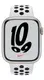 Смарт-годинник Apple Watch Nike Series 7 GPS 45mm Starlight Aluminum Case w. Pure Platinum/Black Nike Sport Band (MKNA3)