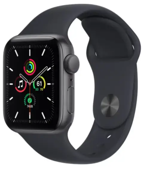 Смарт-годинник Apple Watch SE GPS 40mm Space Gray Aluminum Case w. Midnight S. Band (MKQ13)