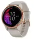 Смарт-годинник Garmin Venu Rose Gold Stainless Steel Bezel w. Light Sand and Silicone B. (010-02173-23/22/21)