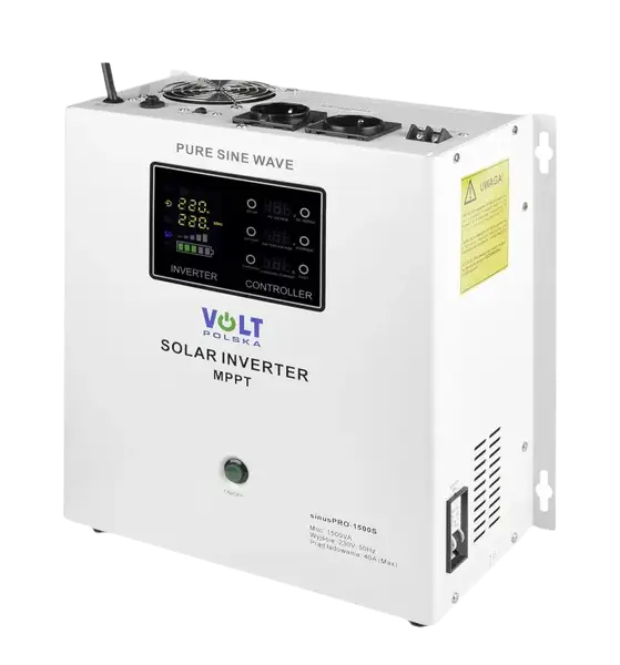 Сонячний інвертор VOLT SINUS PRO 1500 S 12/230V (1050/1500W) + 40A (3SPS150012)