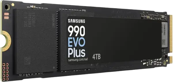 SSD Samsung 4TB M.2 PCIe Gen5 NVMe 990 EVO PLUS (MZ-V9S4T0BW)