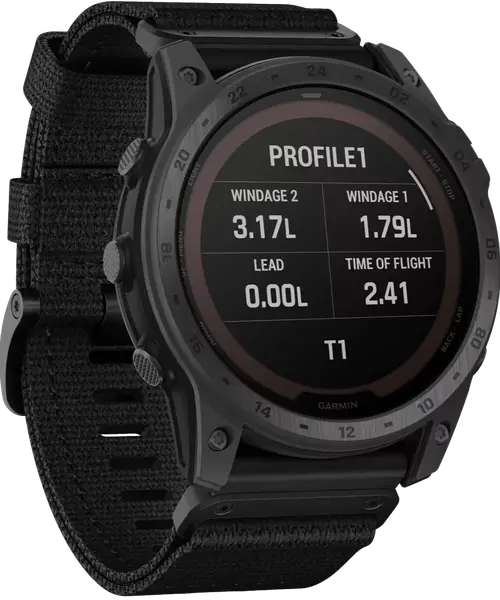 Смарт-часы Garmin Tactix 7 – Pro Ballistics Edition S. Powered T. Watch w. Applied B. and Nylon Band (010-02704-20/21)