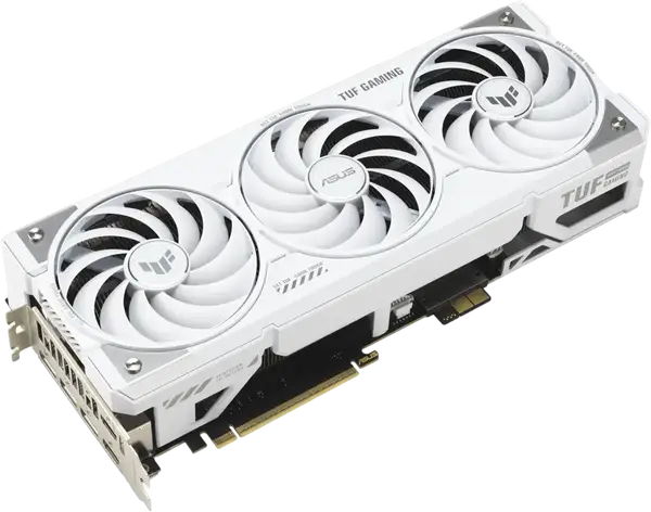 Відеокарта ASUS GeForce RTX 5070 Ti TUF Gaming OC White BTF 16GB GDDR7 DLSS4 (TUF-RTX5070TI-O16G-BTF-WHITE)