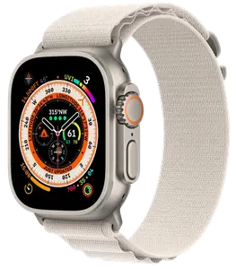 Смарт-годинник Apple Watch Ultra Titanium/Starlight Alpine Loop L LTE (MQFT3)