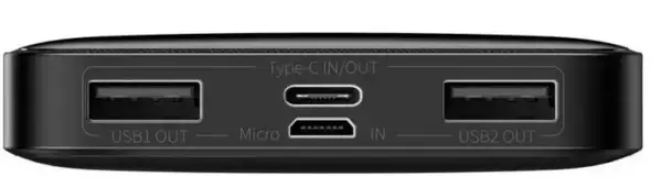 Зовнішній акумулятор (Power Bank) Baseus Bipow Digital Display 10000mAh 15W Black (PPDML-I01)