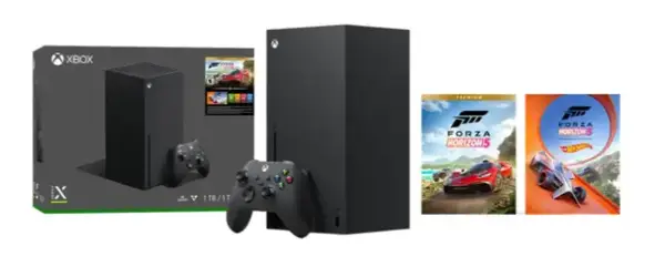 Стаціонарна ігрова приставка Microsoft Xbox Series X Forza Horizon 5 Ultimate Edition (RRT-00061)