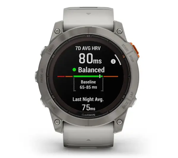 Смарт-годинник Garmin Fenix 7X Pro Sapphire Solar Titanium w. Fog Gray/Ember O. Band (010-02778-14/15)