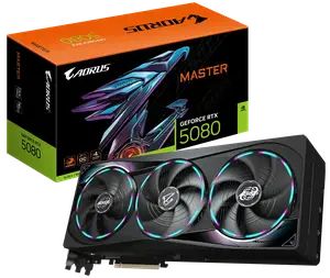 Відеокарта Gigabyte GeForce RTX 5080 AORUS Master 16GB GDDR7 DLSS4 (GV-N5080AORUS M-16GD) Відеокарта Gigabyte GeForce RTX 5080 AORUS Master 16GB GDDR7 DLSS4 (GV-N5080AORUS M-16GD)