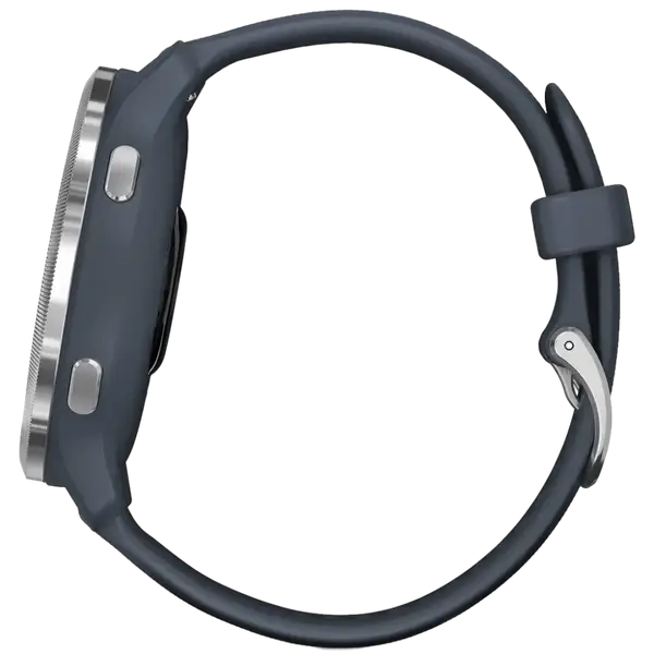 Смарт-годинник Garmin Venu 2 Silver Bezel with Granite Blue Case and Silicone Band (010-02430-10/00)