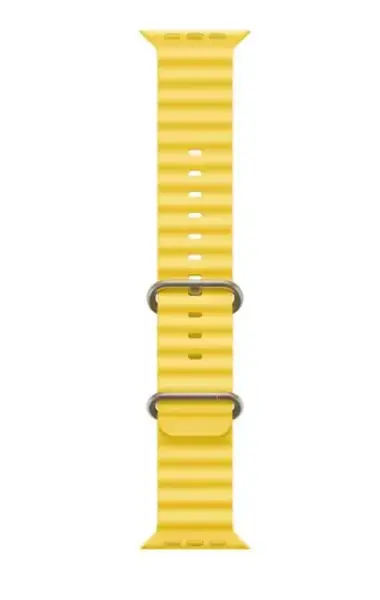 Смарт-годинник Apple Watch Ultra Titanium/Yellow Ocean Band LTE (MQG13)