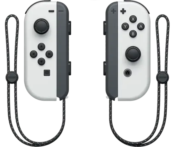 Портативна ігрова приставка Nintendo Switch OLED with White Joy-Con