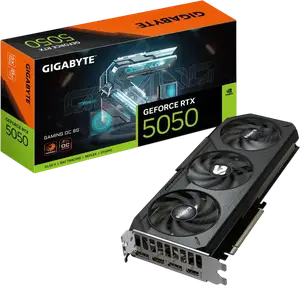 Відеокарта Gigabyte GeForce RTX 5050 Gaming OC 8GB GDDR6 DLSS4 (GV-N5050GAMING OC-8GD)