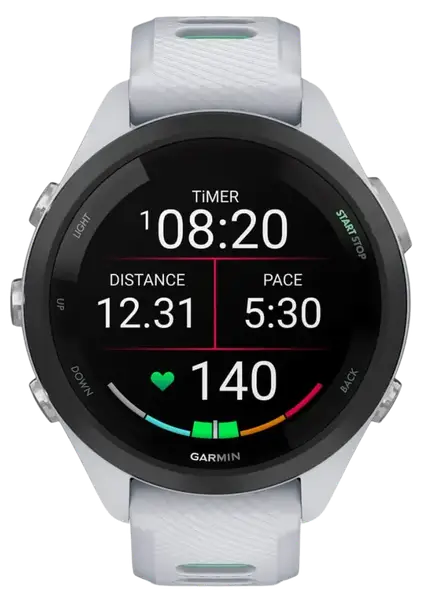 Смарт-годинник Garmin Forerunner 265S Black Bezel w. Whitestone Case and Whitestone/Neo Tropic S. Band (010-02810-04/14)