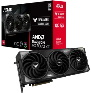 Відеокарта ASUS Radeon RX 9070 XT TUF Gaming OC 16GB GDDR6 (TUF-RX9070XT-O16G-GAMING)