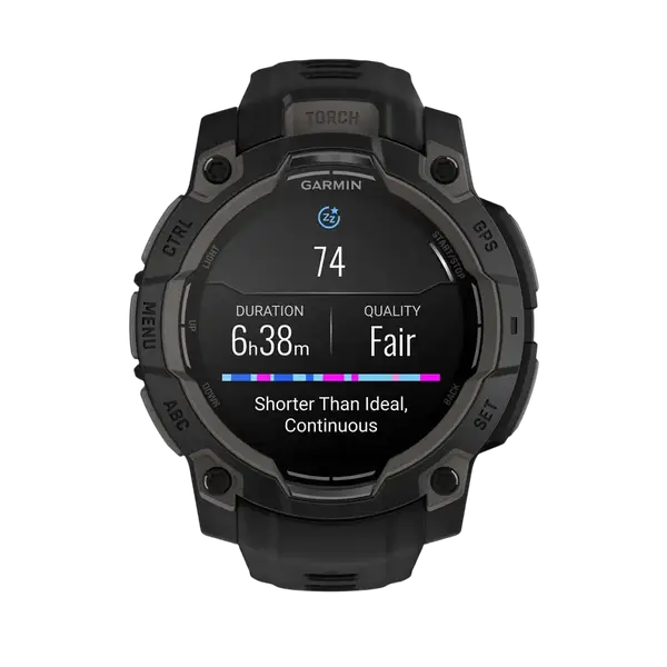 Смарт-годинник Garmin Instinct 3 45mm AMOLED Black with Black Band (010-02936-00)