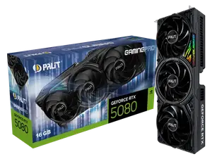 Відеокарта Palit GeForce RTX 5080 GamingPro 16GB GDDR7 DLSS4 (NE75080019T2-GB2031A) Відеокарта Palit GeForce RTX 5080 GamingPro 16GB GDDR7 DLSS4 (NE75080019T2-GB2031A)