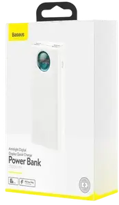 Внешний аккумулятор (Power Bank) Baseus Amblight, 30000mAh, QC 3.0, PD, 3A, 65W (PPLG-A02)