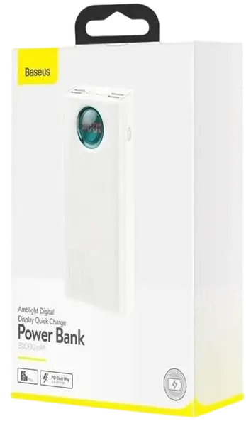 Внешний аккумулятор (Power Bank) Baseus Amblight, 30000mAh, QC 3.0, PD, 3A, 65W (PPLG-A02)