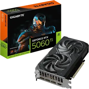 Відеокарта Gigabyte GeForce RTX 5060 Ti Windforce Max OC 16GB GDDR7 DLSS4 (GV-N506TWF2MAX OC-16GD)