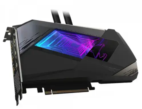 Відеокарта GIGABYTE AORUS GeForce RTX 3090 XTREME WATERFORCE 24G (GV-N3090AORUSX W-24GD)