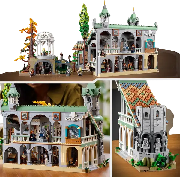 Блоковий конструктор LEGO Icons Володар кілець: Рівенделл (10316)