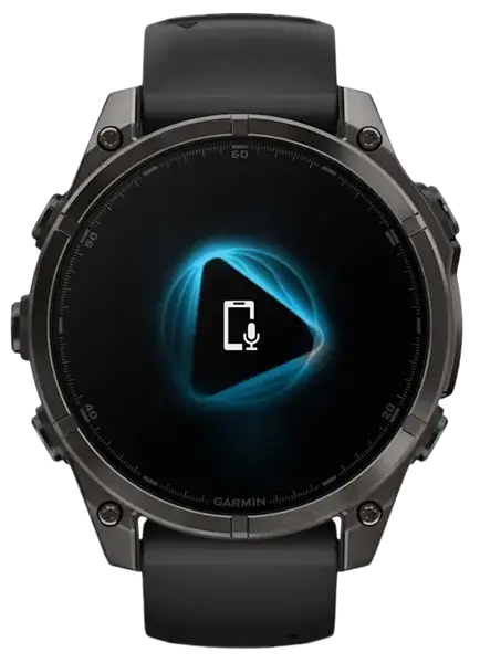 Спортивные часы Garmin Fenix 8 47mm AMOLED Sapphire Carbon Gray DLC Titanium w. Black/Pebble Gray S. Band (010-02904-20/21)