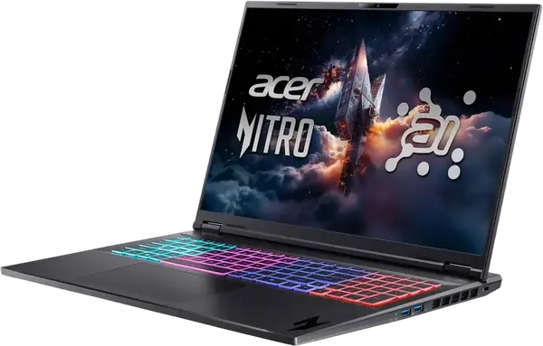 Ноутбук Acer Nitro 18 AI Ryzen AI 7-350/16GB/1TB/Win11 RTX5060 (AN18-61 || NH.QY6EP.002)
