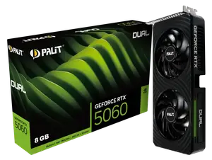 Відеокарта Palit GeForce RTX 5060 Dual 8GB GDDR7 DLSS4 (NE75060019P1-GB2063D)