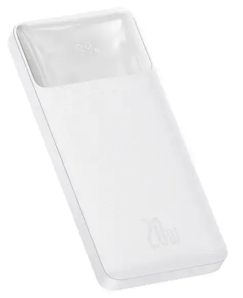 Зовнішній акумулятор (Power Bank) Baseus Bipow Digital Display 20W 10000mAh white (PPDML-L02)