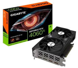 Відеокарта GIGABYTE GeForce RTX 4060 Ti WINDFORCE OC 8G (GV-N406TWF2OC-8GD)