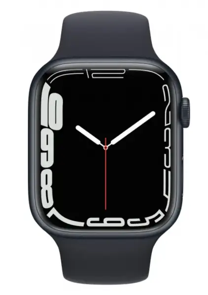 Смарт-годинник Apple Watch Series 7 GPS 45mm Midnight Aluminum Case With Midnight Sport Band (MKN53)