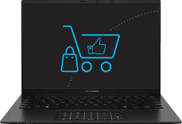 Ноутбук ASUS ZenBook 14 UM3406KA Ryzen AI 5 340/16GB/512/Win11 OLED (UM3406KA-QD018W)